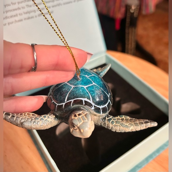 NIB Rengora Sea Turtle Ornament Collectible Figurine - Picture 6 of 11